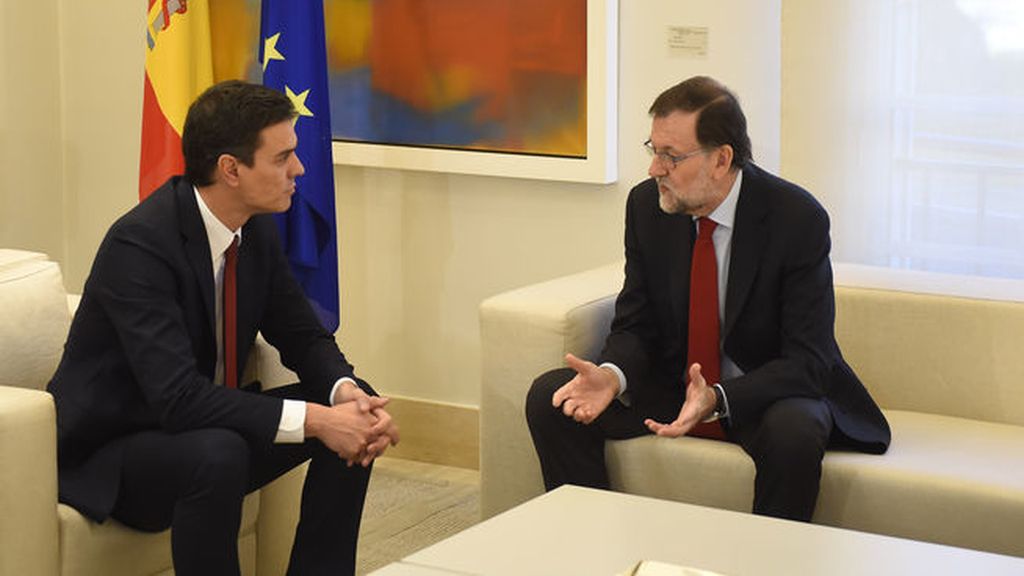 Pedro Sánchez le dice que "no" a Rajoy