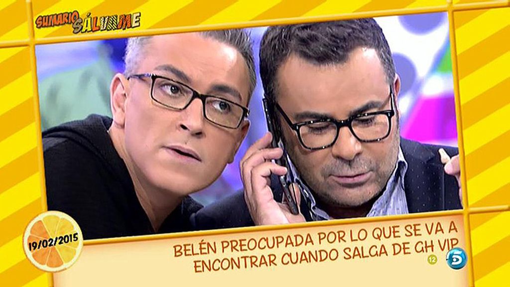 Jorge Javier Vázquez  llama en directo para expulsar a Israel Lancho