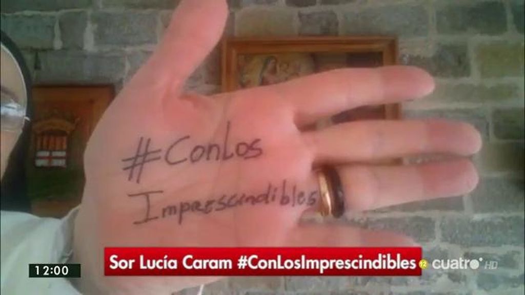 Sor Lucía Caram: “Son muchos los voluntarios que se dedican a dar oportunidades, son ellos los impresicindibles”