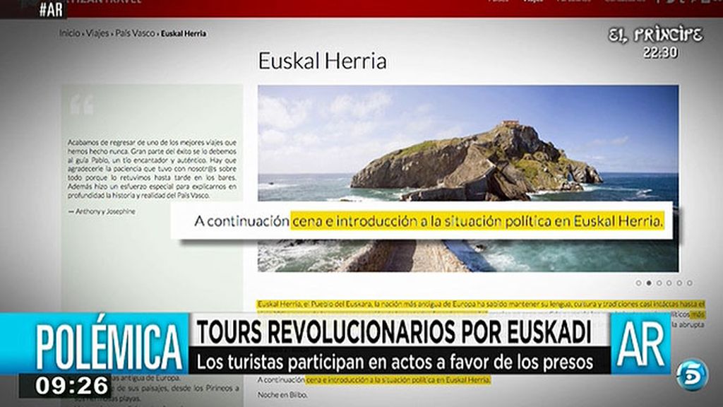 Tours revolucionarios por Euskadi