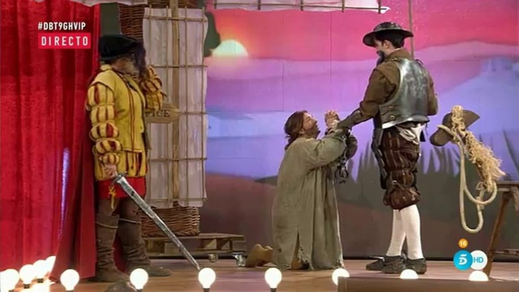 Así ha sido la divertida representación de 'Los galeotes' de la obra 'El Quijote'