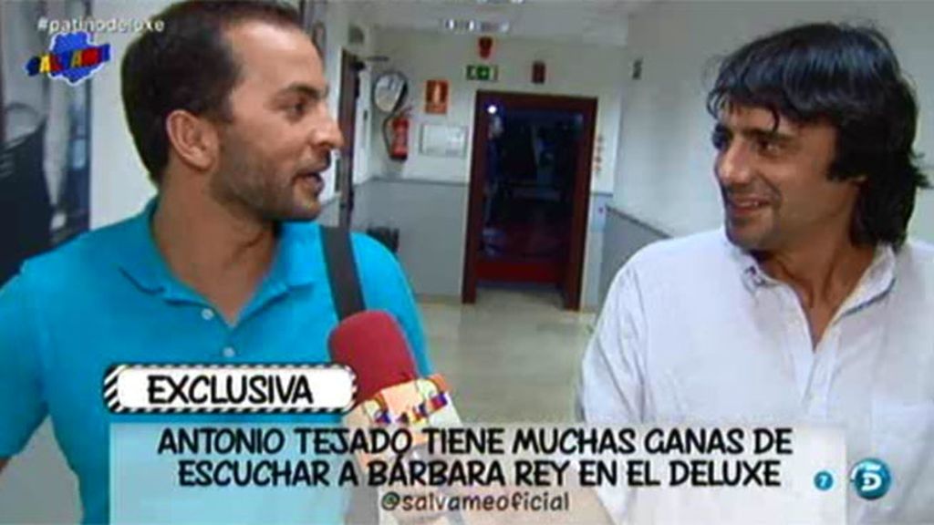 Antonio Tejado, a la espera de la entrevista de Bárbara Rey en el 'Deluxe'