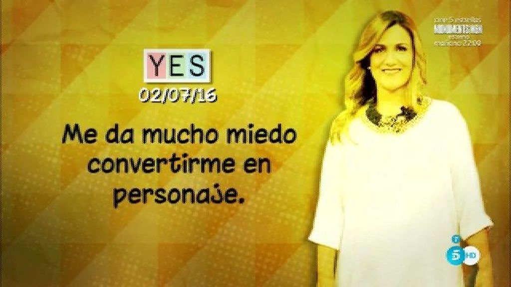 Carlota Corredera en 'YES': “Si Alba no llega a nacer yo no hubiese sido presentadora”