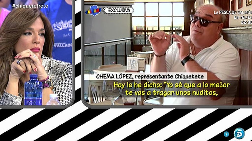 Chiquetete quiere retomar la relación con su hijo Manuel, según su representante