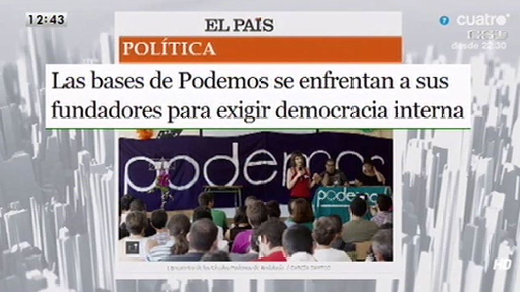 Las bases de Podemos se enfrentan y exigen una democracia interna, según ‘El País’