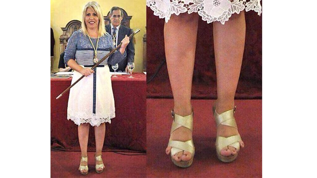 Los pies ‘con retrovisor’ de la nueva alcaldesa de Jerez triunfan en Twitter