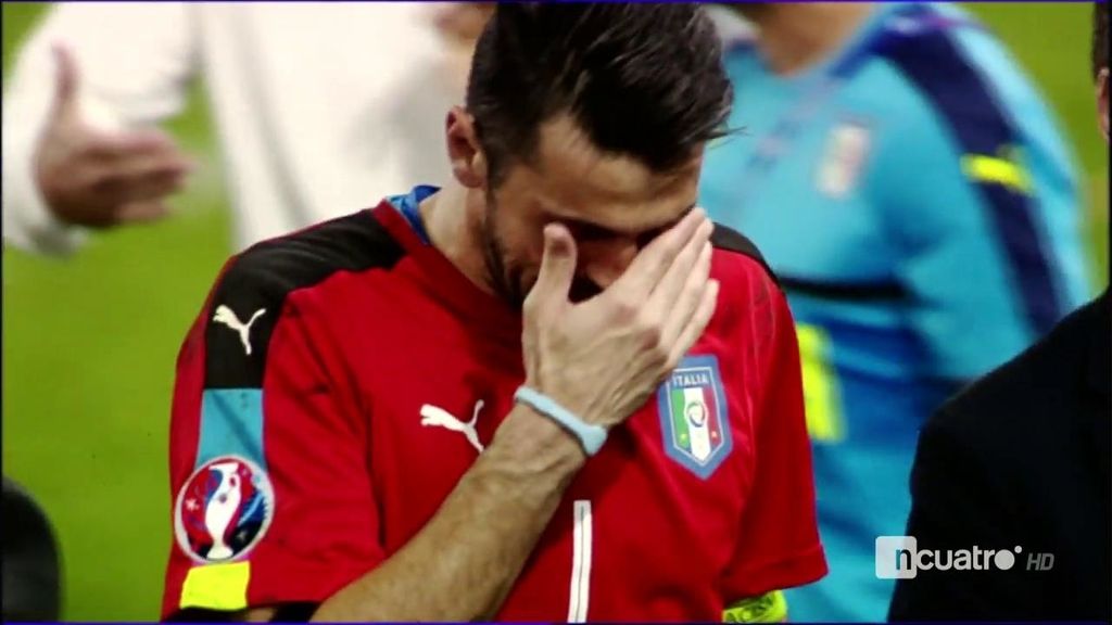 Las lágrimas más dolorosas, las lágrimas de Buffon tras perder ante Alemania