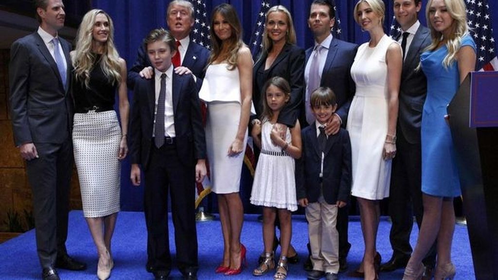 La familia Trump