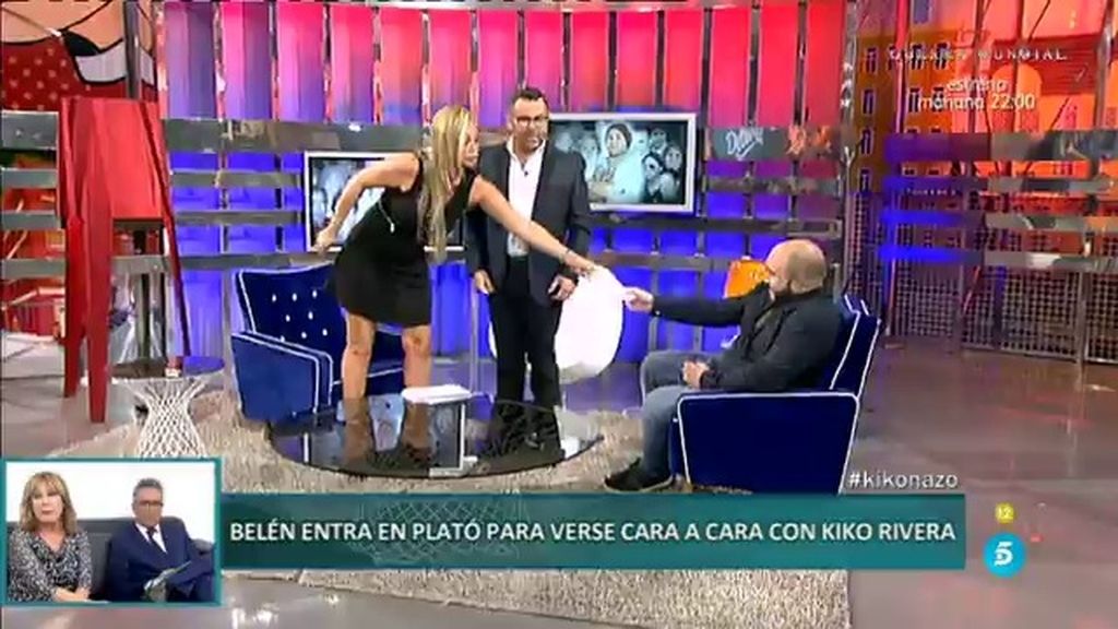 Belén Esteban y su cara a cara con Kiko Rivera: "Aquí tienes tu demanda"