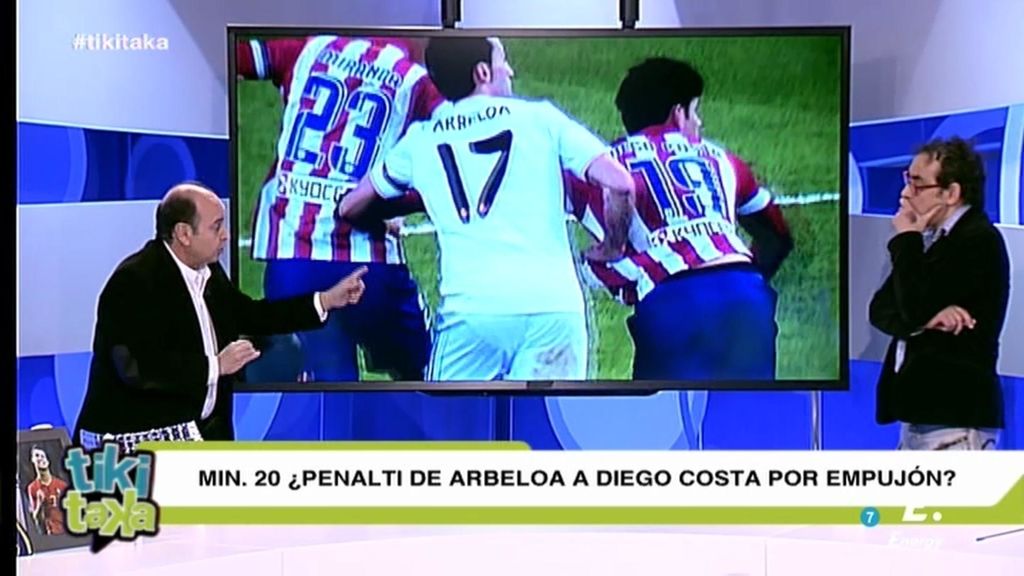 Iturralde: "Hay penalti de Arbeloa a Costa"