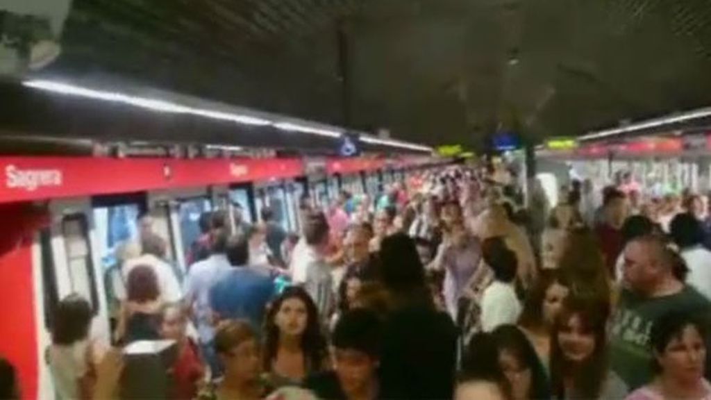 Los gritos de un borracho provocaron el pánico en el metro de Barcelona