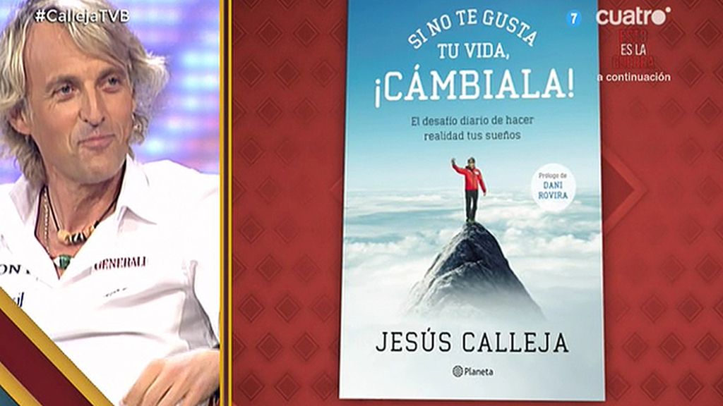Jesús Calleja presenta su libro: “Si no te gusta tu vida, cámbiala”