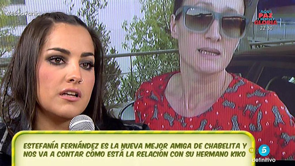Estefanía Fernández: "Chabelita está dolida por la situación"
