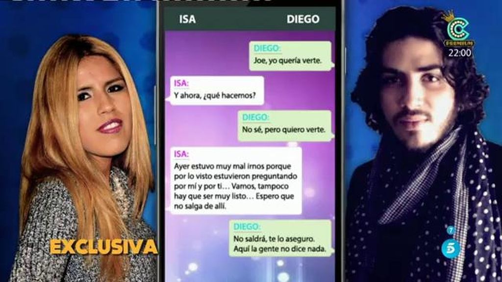 Los mensajes que podrían probar que Chabelita tuvo algo más que una amistad con Diego Amador