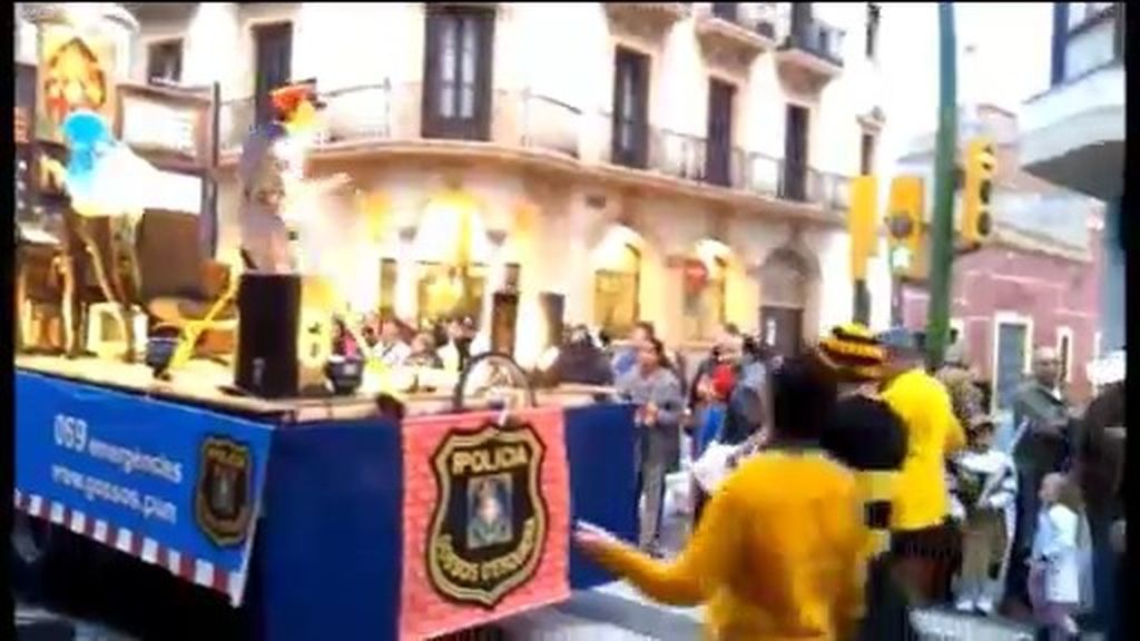 Polémica parodia de los Mossos d' Esquadra en los carnavales de Mataró