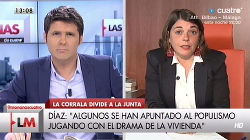 Elena Cortés: "Quien está jugando con el drama de la vivienda es el Gobierno del PP"