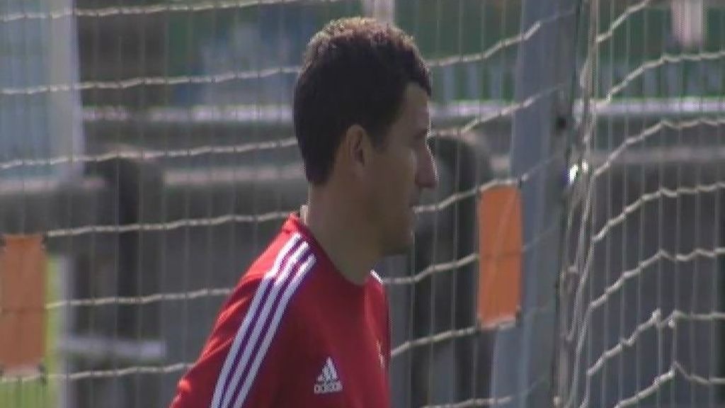 Osasuna entrena con vistas al Camp Nou