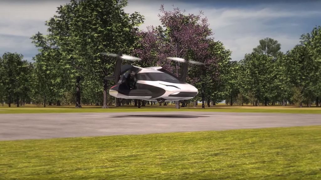 El TF-X, el futuro coche volador