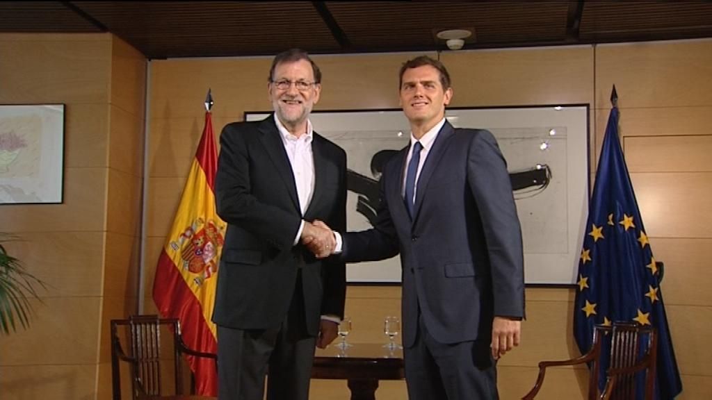 Rajoy y Rivera repiten escenario en su segundo encuentro en el Congreso