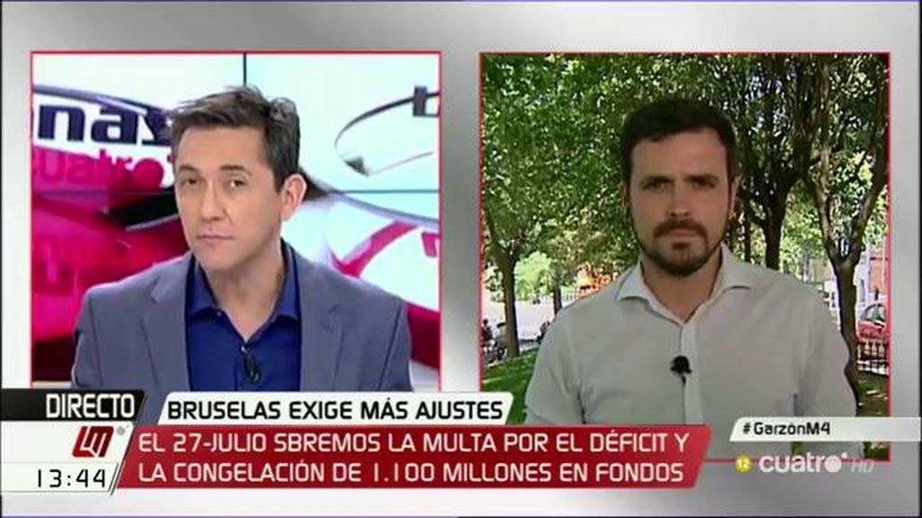 Alberto Garzón: "Tenemos que impedir que el PP tenga la mesa del Congreso"