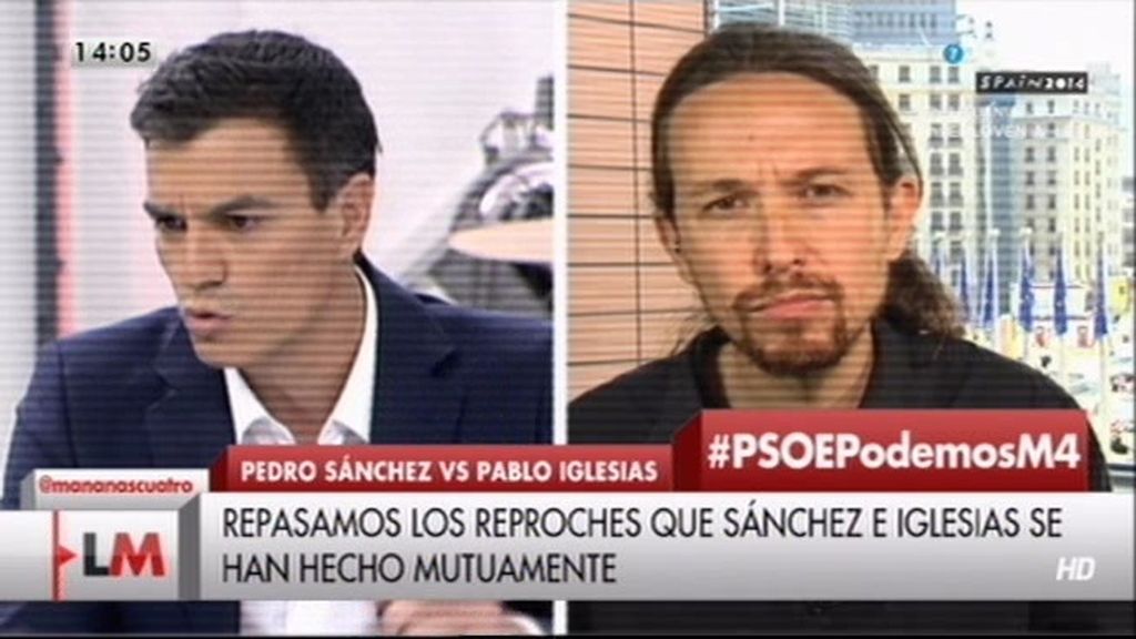La guerra dialéctica entre Pablo Iglesias y Pedro Sánchez