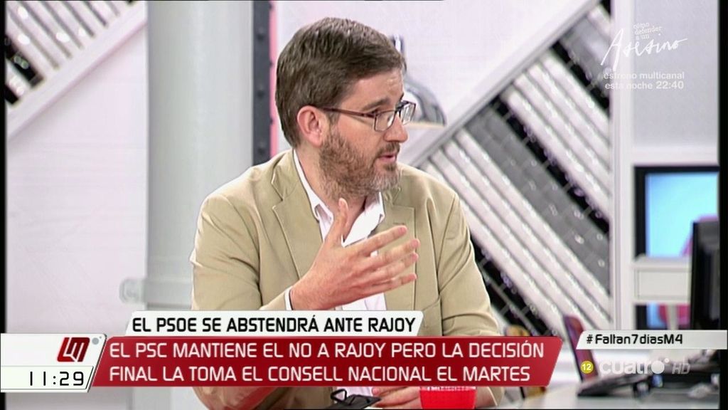 I. Urquizu (PSOE) :“Casi todas las decisiones, fuéramos por donde fuéramos, iban a tener costes electorales”