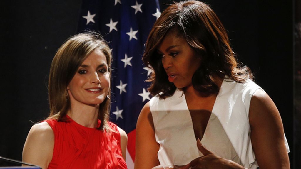 Michelle Obama y la reina Leitizia se juntan por el futuro de las niñas