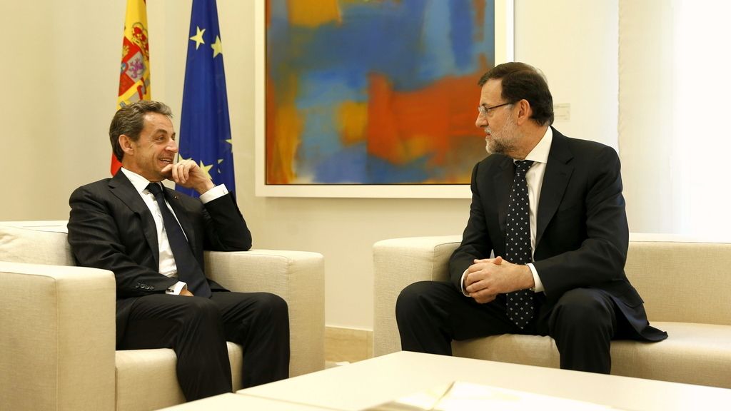 Rajoy recibe a Sarkozy
