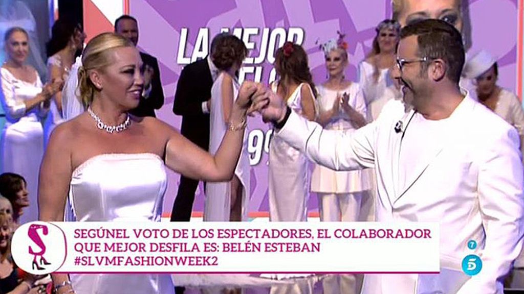 Belén Esteban, ganadora de la segunda edición de la 'SLVM Fashion Week'
