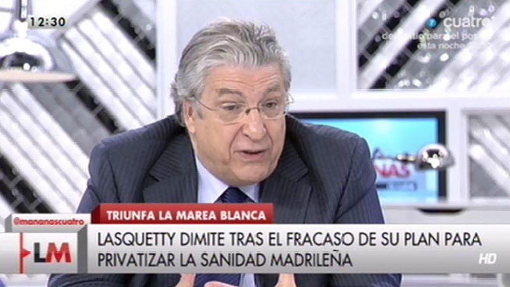 Víctor Gutiérrez: "Privatizar no ahorra, privatizar encarece la sanidad"