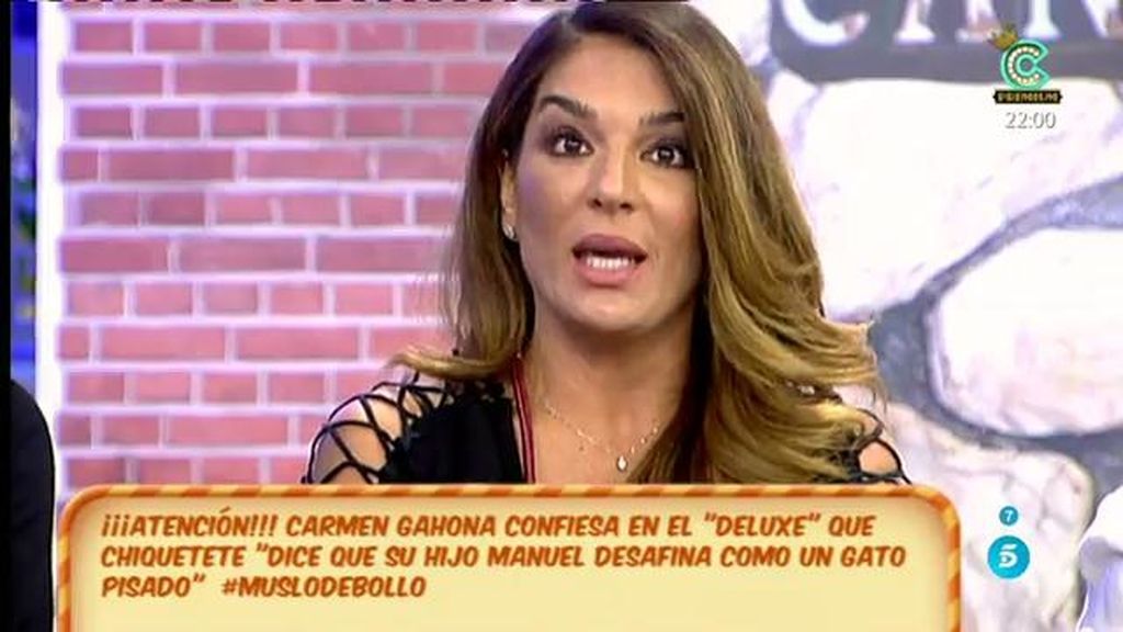 Raquel Bollo: “Una vez más mi hijo demuestra su buena educación”