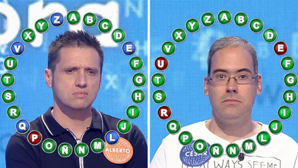 César se coloca segundo en el ranking después de vencer a Alberto en el rosco