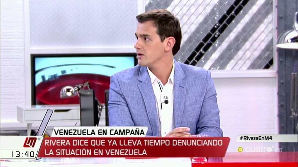 Albert Rivera, sobre su viaje a Venezuela: "Que los rivales políticos aprovechen para pensar en los votos no está a la altura"