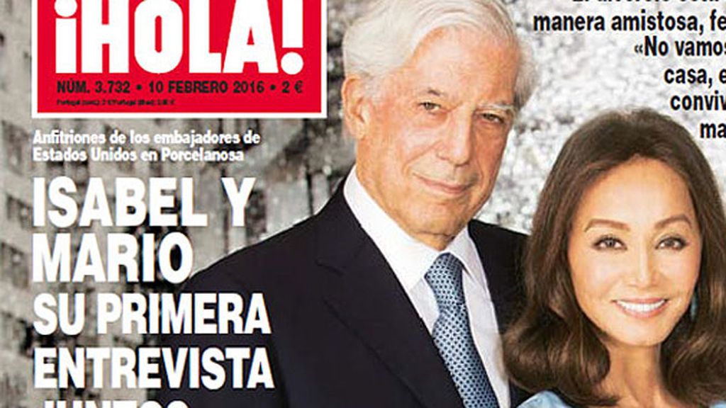 Mario Vargas Llosa, en la revista 'Hola': "Este ha sido el año más feliz de mi vida"