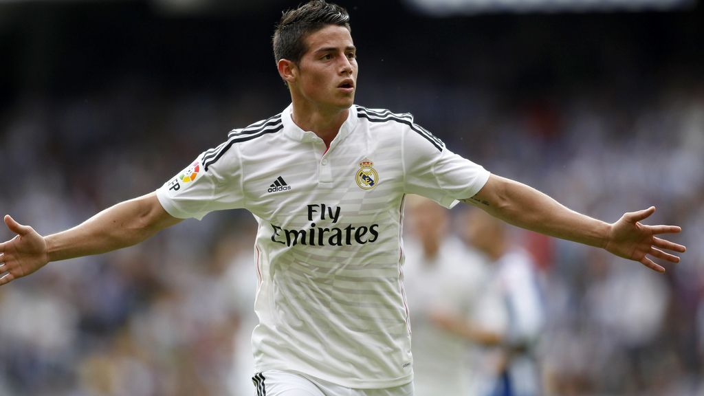 James Rodríguez sigue creciendo en el Madrid a base de golazos