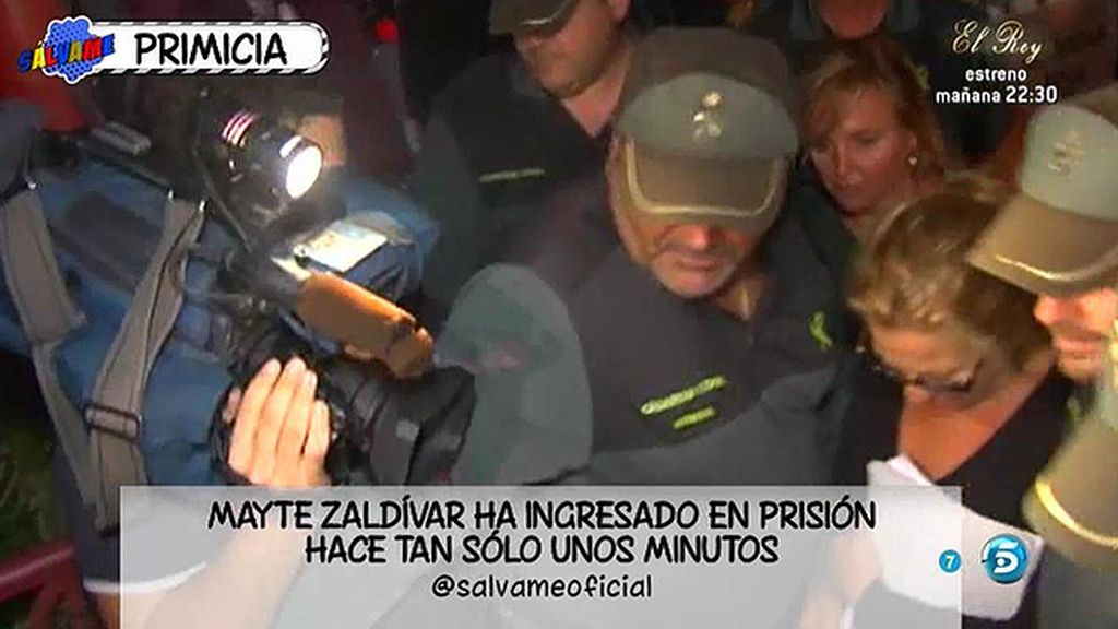 Mayte Zaldívar ingresa en prisión