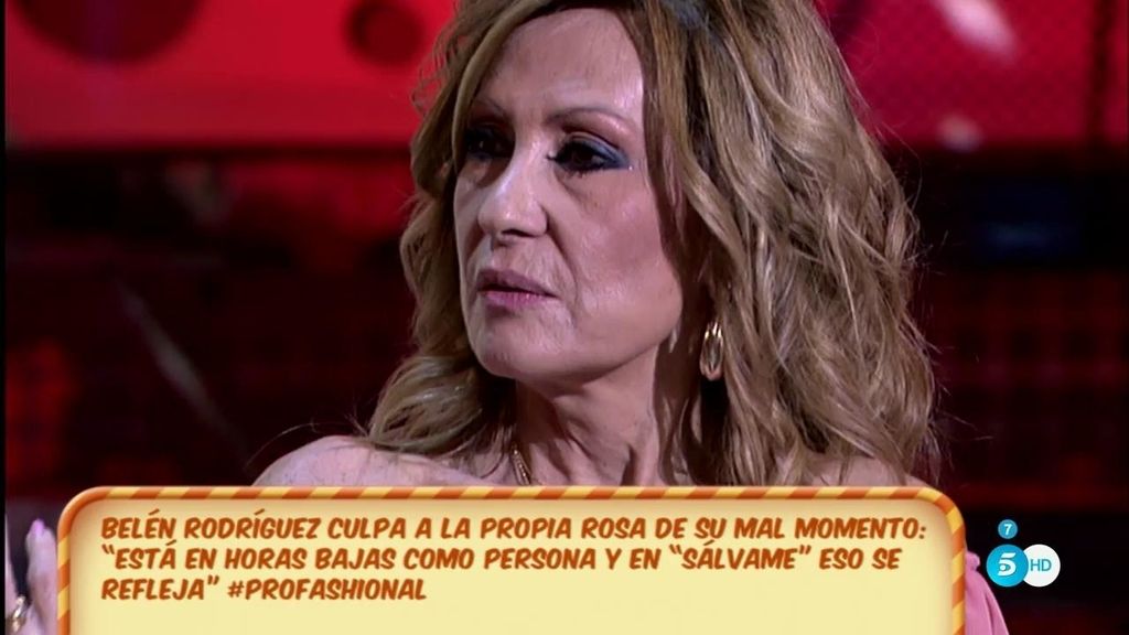 Rosa Benito sufre una aparatosa caída por las escaleras de su casa