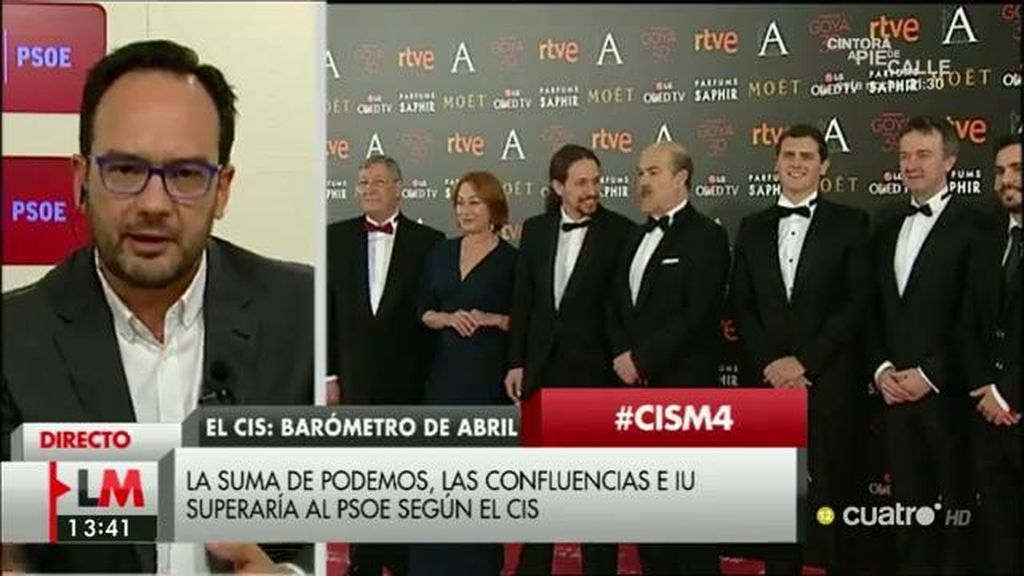 Antonio Hernando, sobre el CIS: “Con los datos del voto directo, el PSOE tiene al alcance de la mano superar al PP”