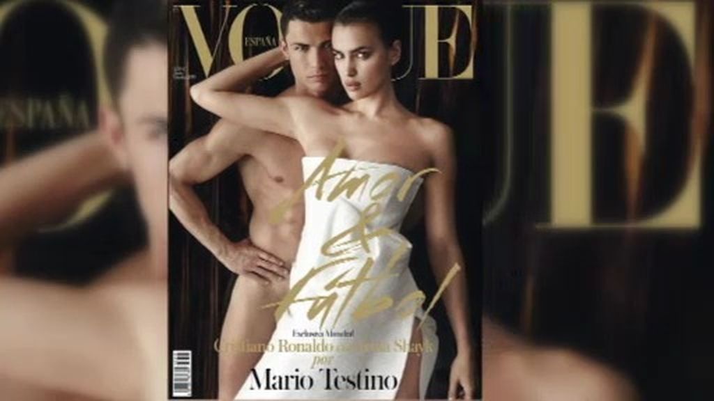 Cristiano Ronaldo posa desnudo junto a Irina Shayk para Vogue