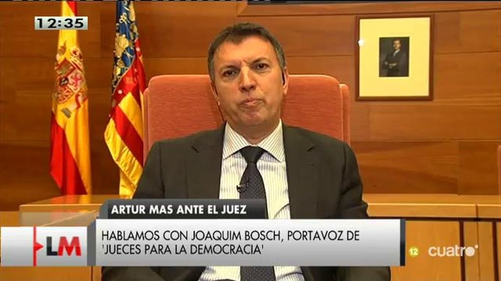 Joaquim Bosch: “La querella contra el gobierno catalán está contaminada políticamente desde el principio”