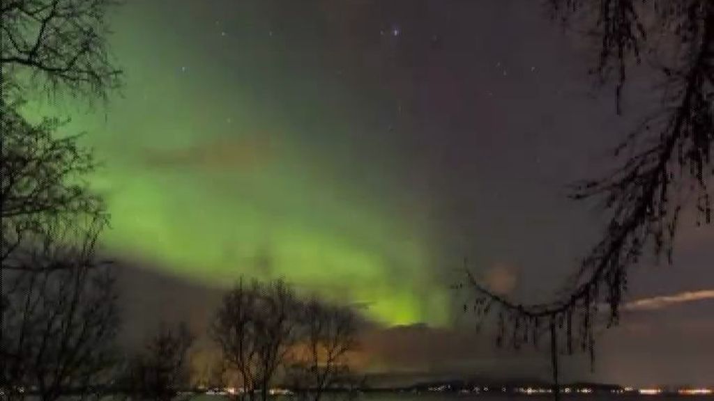 Espectacular vídeo de auroras boreales