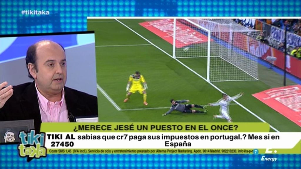 Juanma Rodríguez, sobre el tanto de Jesé: "Es el gol de un Balón de Oro"