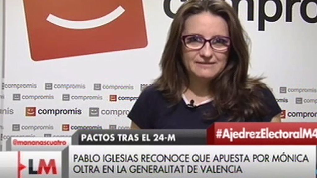 Mónica Oltra: "Es un escenario imposible, el PP no va a gobernar"