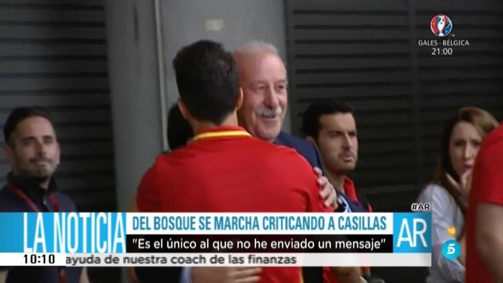 Del Bosque se marcha criticando a Casillas