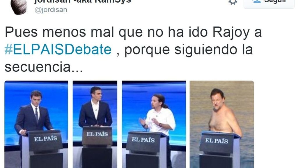 #HoyEnLaRed: El atril vacío de Rajoy se convierte en el ganador del #ELPAISDebate