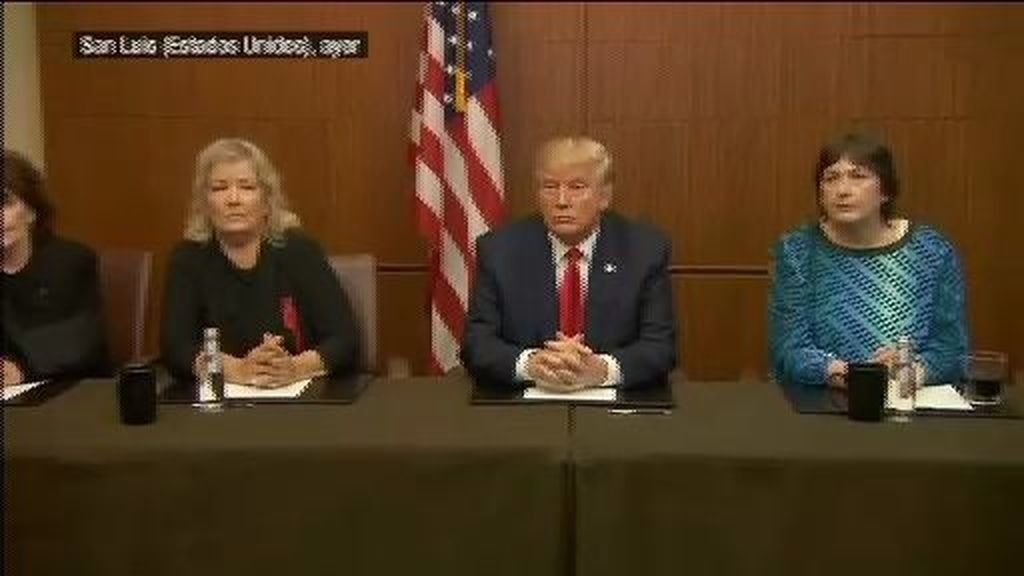 Trump da una rueda de prensa con mujeres que acusan a Bill Clinton de abusos sexuales