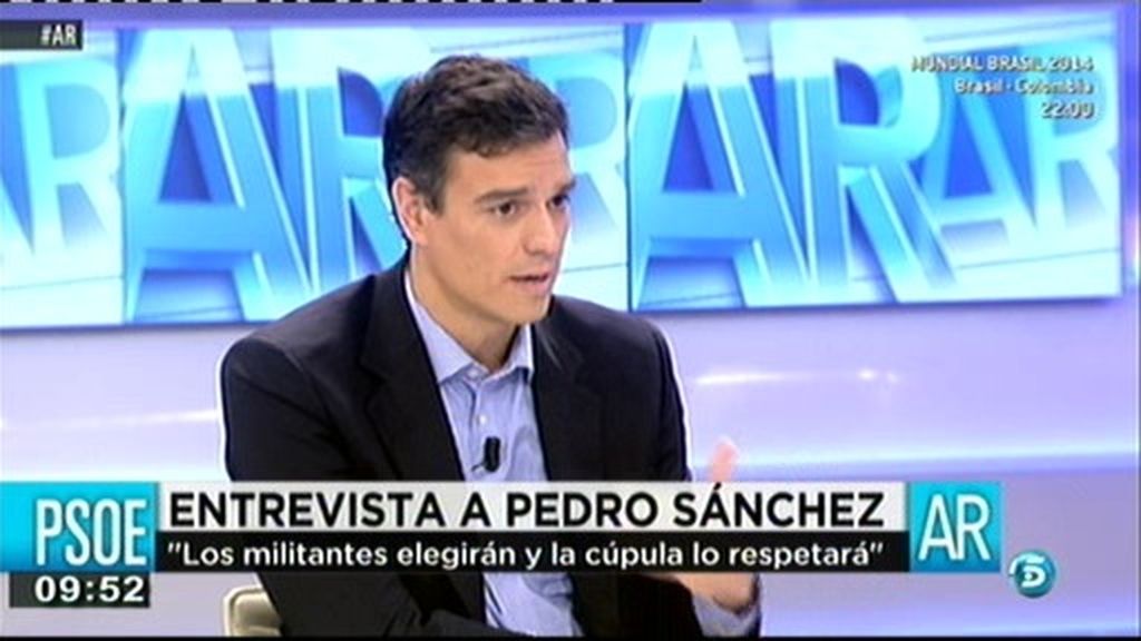 La entrevista íntegra con Pedro Sánchez