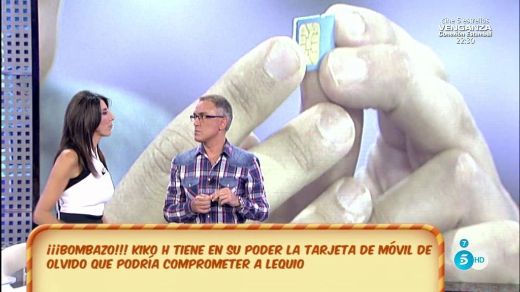 Kiko Hernández ha conseguido la tarjeta que probaría lo que Olvido dice de Lequio
