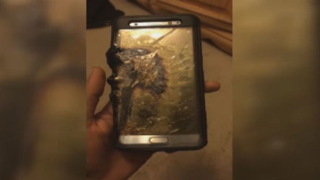 El video viral que muestra un ‘Galaxy Note 7’ quemado tras ser cargado