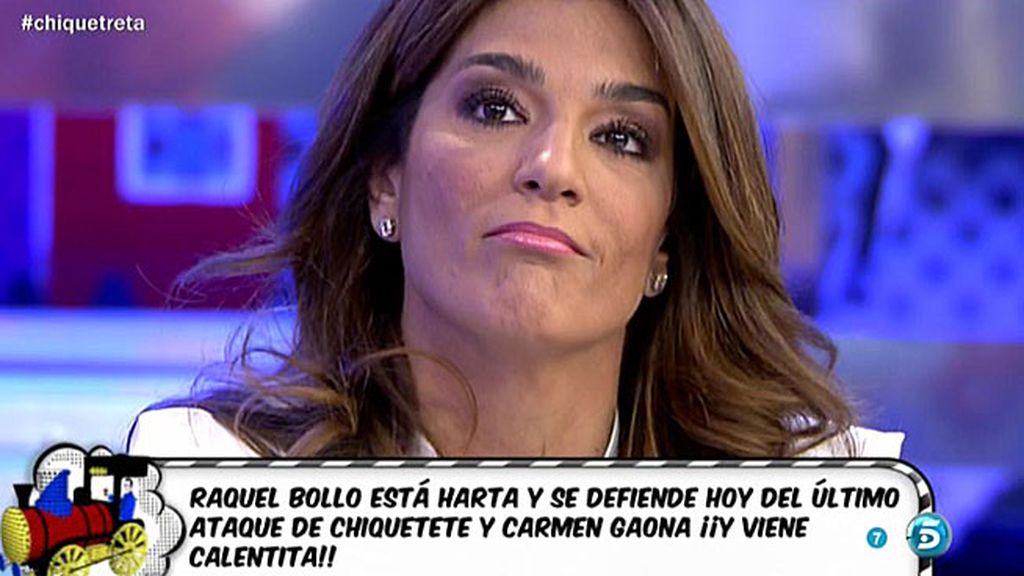 Raquel Bollo responde a Chiquetete: "A mí no me ha dado dinero, me ha dado otras cosas"